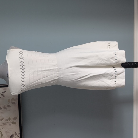 French Connection White Sleeveless Cutout Fit-and-Flare 'kai' 12 - Picture 8 of 11